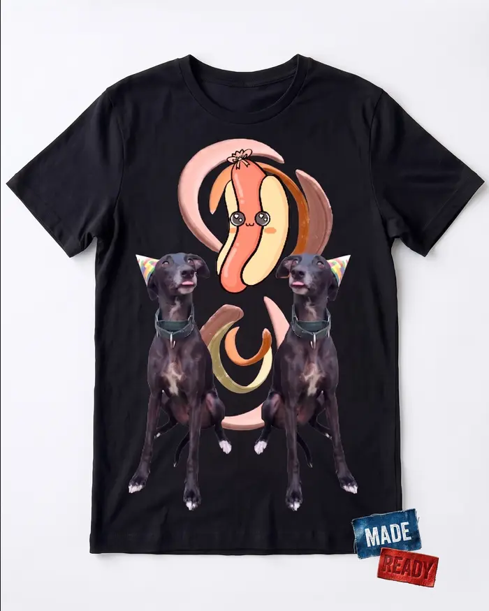 Camiseta intervenida MadeReady, pieza única "Coco"
